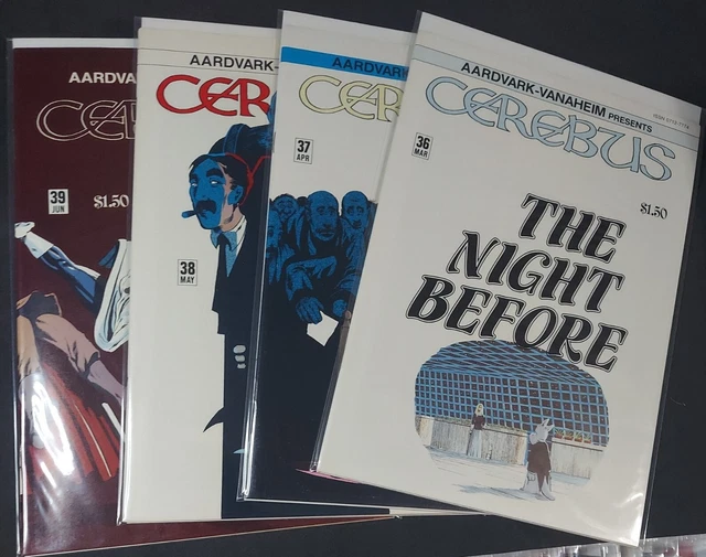 Cerebus #36 37 38 39 lot of 4  Aardvark-Vanaheim Comics 1982 VF/NM roach