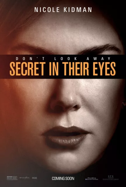 SECRET IN THEIR EYES "C" vg 27x40 ORIGINAL D/S MOVIE POSTER