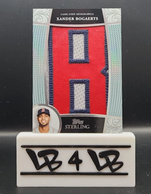 1/1!!! XANDER BOGAERTS Jersey Letter Patch BOSTON RED SOX