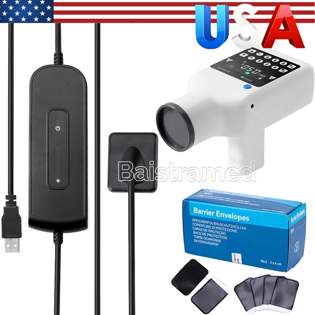Portable Dental Digital X Ray Machine /RVG XRay Sensor 1.5/ X Barrier Envelope