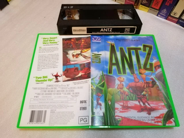 ANTZ - RARE Australian Universal/DreamWorks Pictures Vhs Release ...