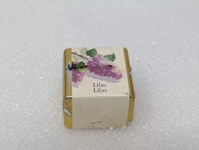 Cubo de baño vintage aroma lila
