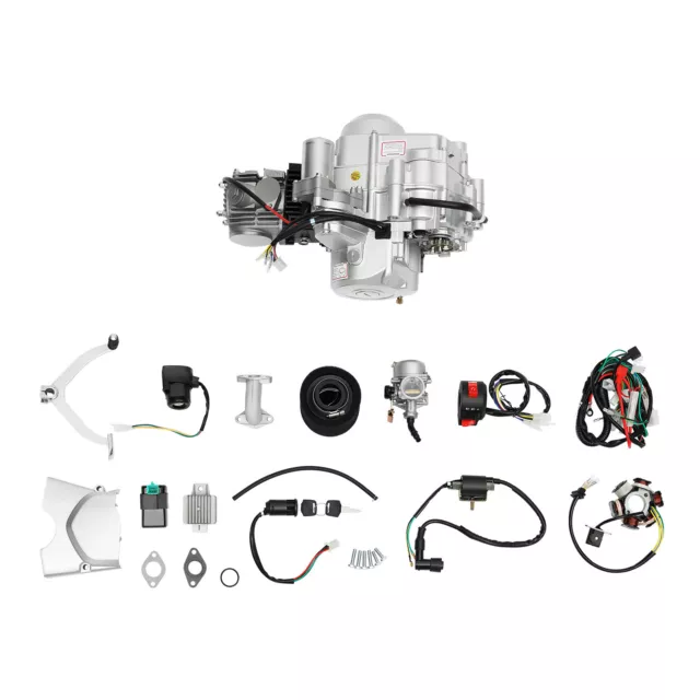 125ccm 4-Takt Engine Motor Halbautomatischer Mit Rückwärtsgang Für ATV Go-Kart