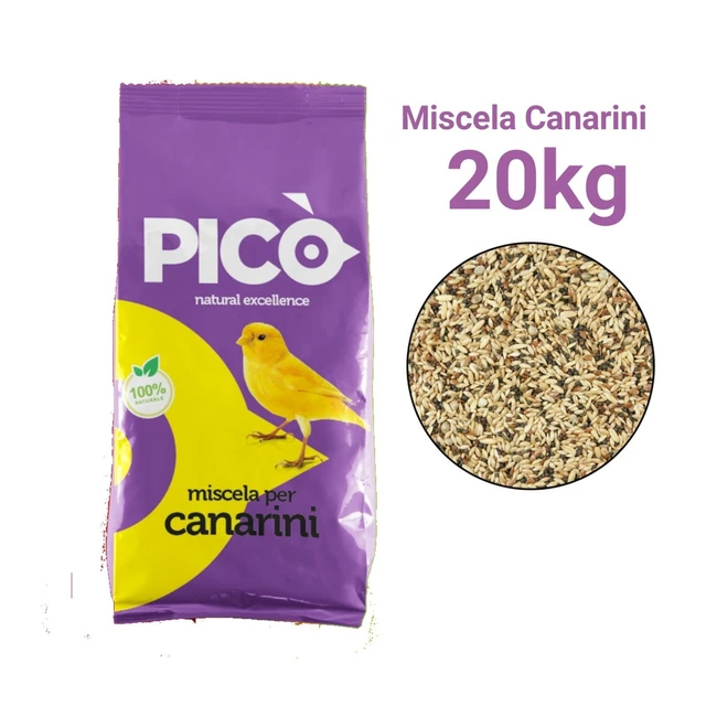 Miscuglio Canarini T1 Manitoba 20kg - Alimento Completo Per Tutte Le Età - Foto 2