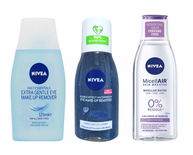 Nivea Daily Essentials Double Effect Eye Make-Up3in1 Micellar Cleansing