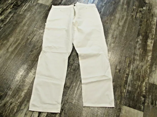 Vintage Dickies Painters Pants White 42/30 New Old Stock W/Tags