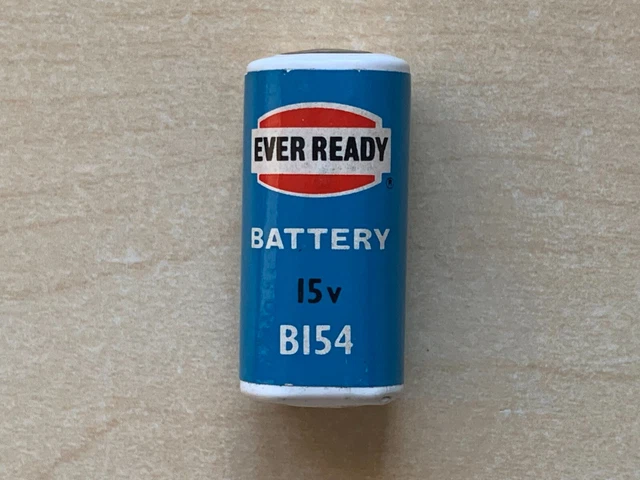 VINTAGE EVER READY Battery B154 15v - No Power - Rare Collectable Item ...