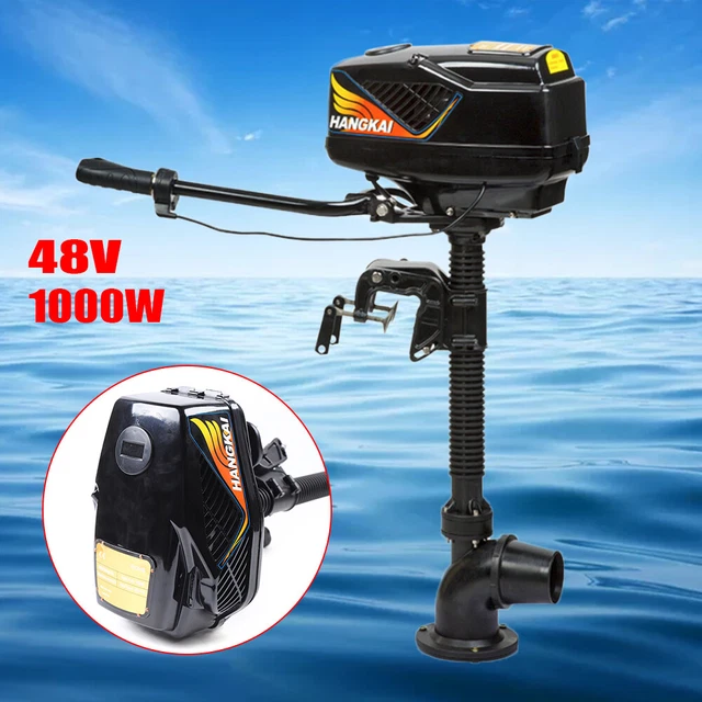 48V 1000W 4.0JET PUMP Electric Outboard Trolling Motor Dinghy Boat Engine 15km/h