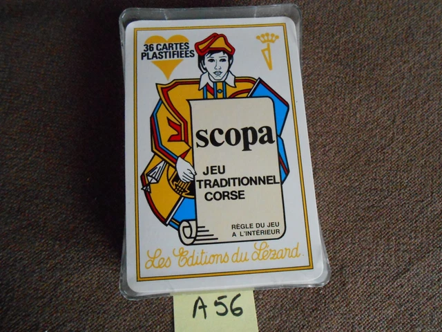 ♣️ Ancien jeu de cartes : Jeu de Scopa CORSE