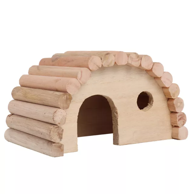 Bois Hamster Arc Lit Petit Animal Maison Chaude Hamster Nid Jouet En Bois Qcs