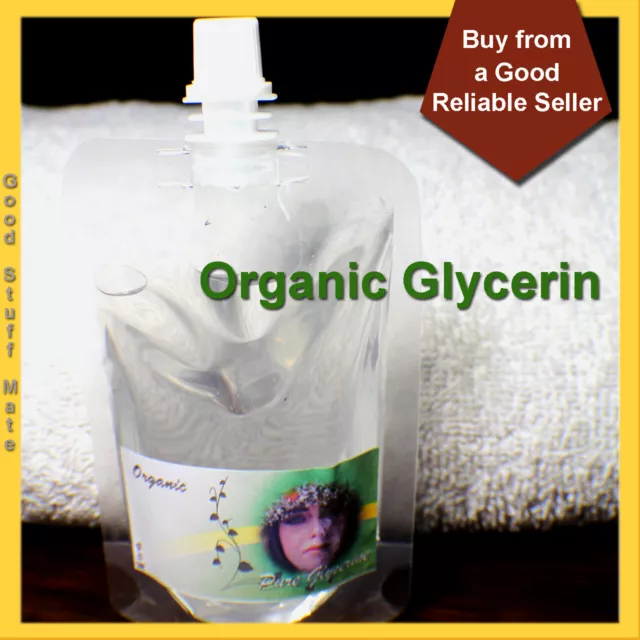 ✅ORGANIC VEGETABLE GLYCERIN GLYCERINE 100% PURE cosmetic  DIY skin & haircare