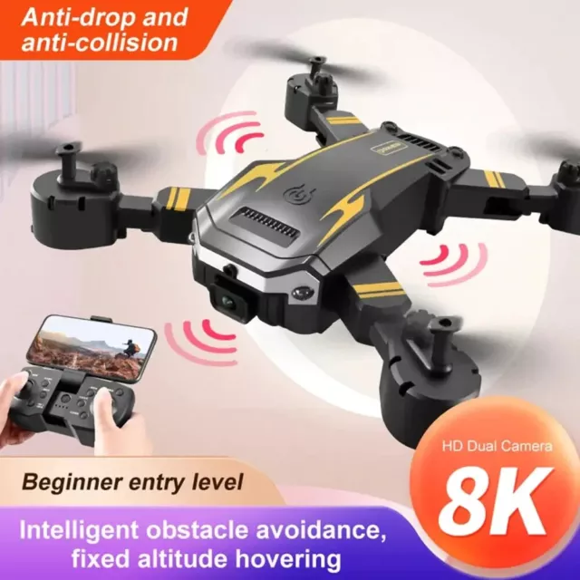 Drone 8K 5000M pro double Caméra grand angle mini compact HD 1080p WiFi GPS