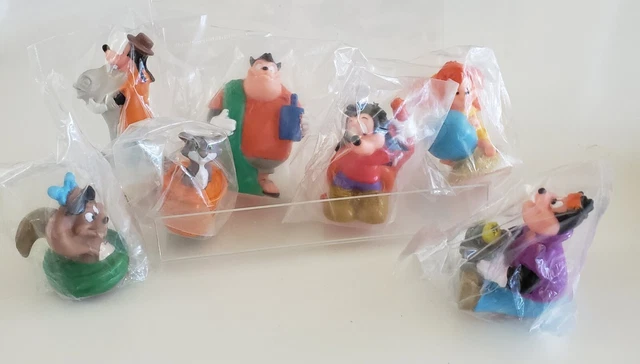 DISNEY GOOF TROOP SUMMER MEXICAN CANDY PREMIUM 7 pc  TOY SET- FREE SHIPPING!