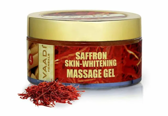 Vaadi Herbals Saffron Skin Whitening Massage Gel, 50ml