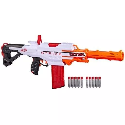 Nerf Ultra Strike Motorised Blaster & 10x AccuStrike Darts New Toy Gun Gift 8+ 2