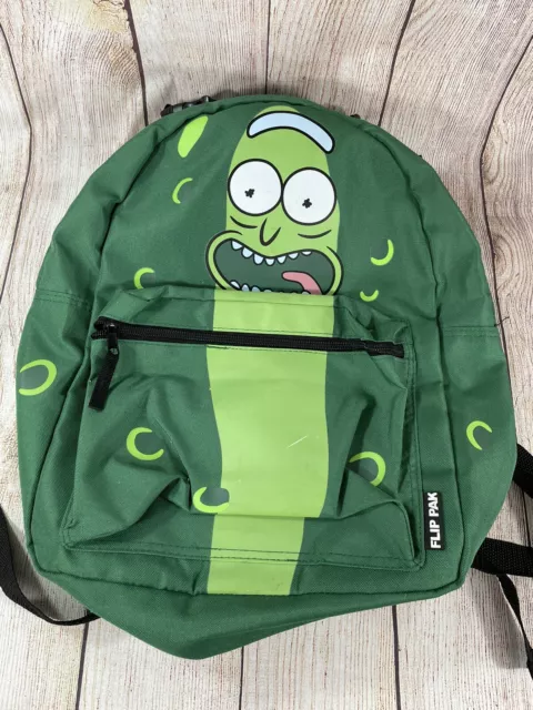 Mochila Rick and Morty Pickle Rick verde Flippak