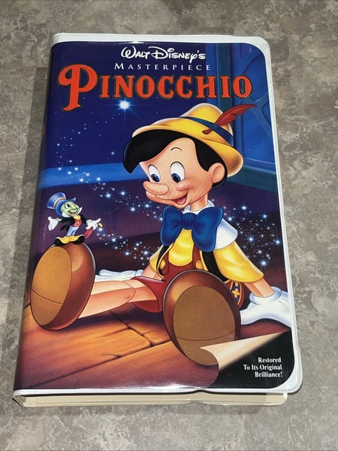 Pinocchio Menu PINOCCHIO (VHS, 1993, Special Edition) ***TESTED*** £2.68 - PicClick UK