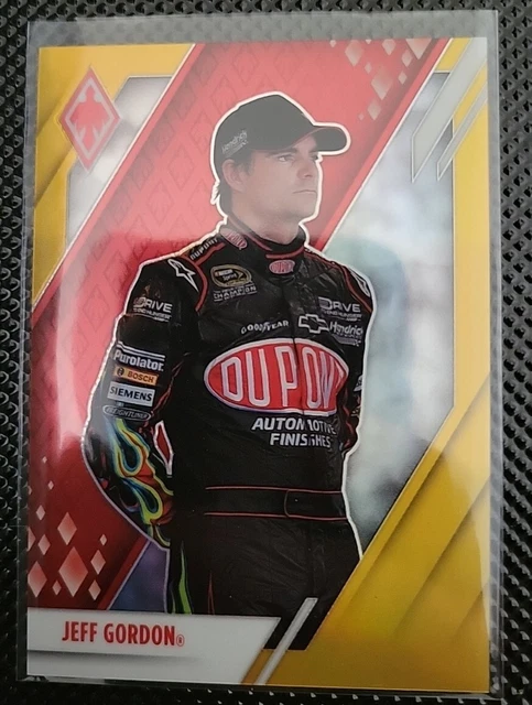 Jeff Gordon 2022 Panini Chronicles Phoenix Gold Prizm Refractor Parallel 2/10