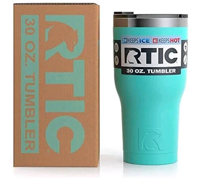 RTIC 30 oz Insulated Tumbler Stainless Steel Coffee Travel Mug with Lid Spill...