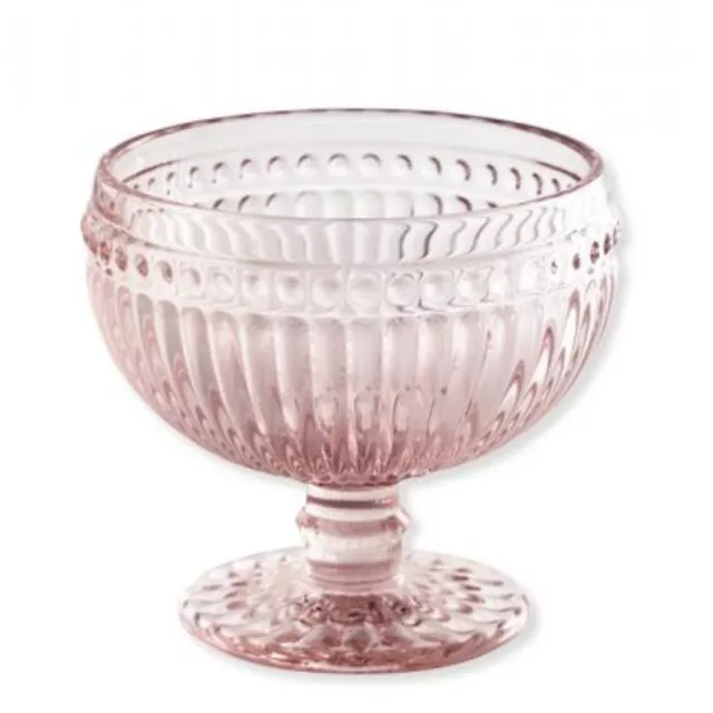 Greengate Coupe à Dessert Alice Verre Rose 300 ML en Tous les Jours Pale