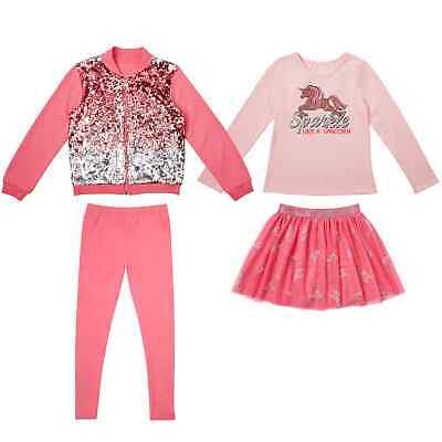 Member’s Mark Girls Pink 4 Piece My Favorite Outfits Jacket Set Size 12 Unicorn