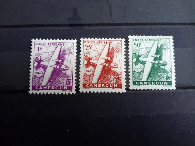 stamps Cameroun , France 1941 MNH