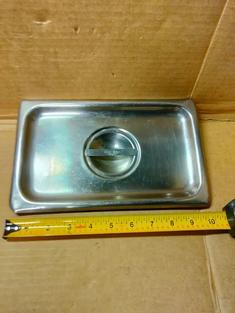 Seco Ware Steam Table Lid Commercial Stainless Steel Seco-ware 10x 6 rectangular