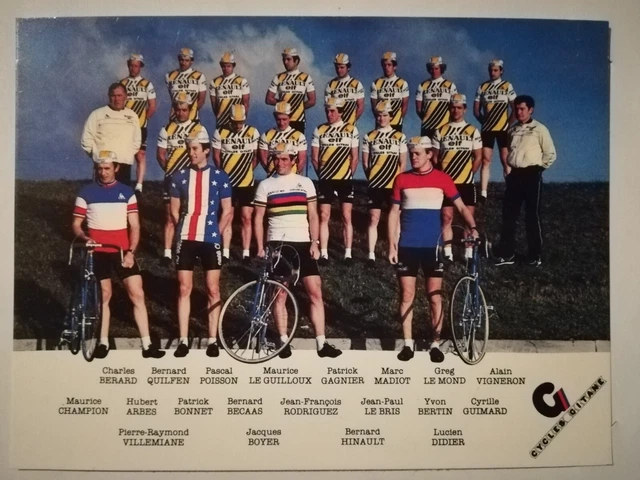 CYCLISME Carte cycliste SÉBASTIEN HINAULT Équipe GAN 1997