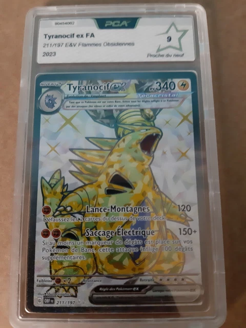 CARTE POKÉMON -TYRANOCIF EX 211/197 FA -Téracristal EV3 Flammes Obsidiennes NEUF EUR 28,00 CARTE POKÉMON -TYRANOCIF EX 211/197 FA -Téracristal EV3 Flammes Obsidiennes NEUF EUR 28,00