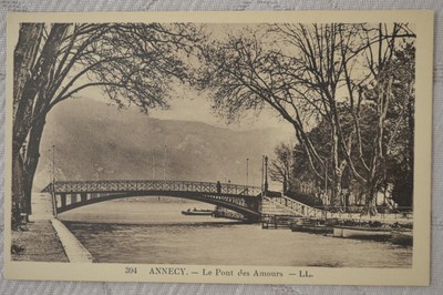 CPA/DEP 74/ANNECY LE PONT DES AMOURS 
