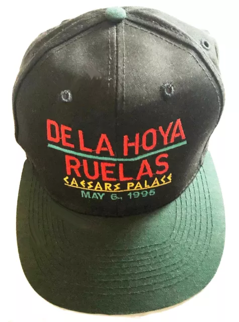 Oscar de la Hoya vs.Rafael Rules Vintage Baseball Boxing Fight Cap Brand New