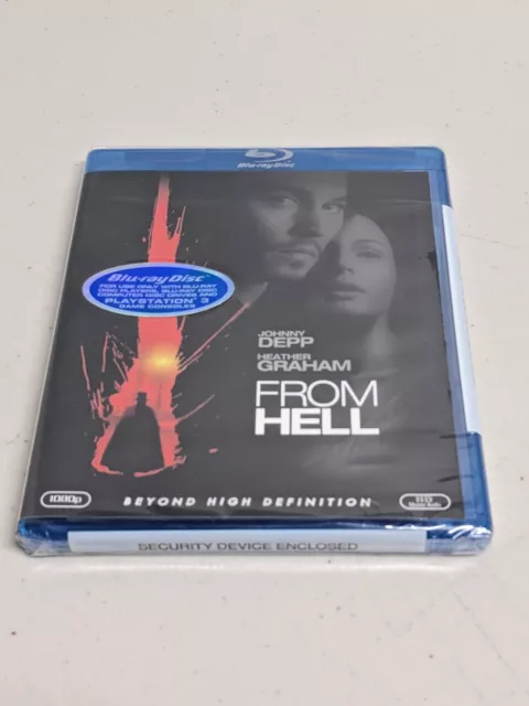 FROM HELL Heather Graham Johnny Depp OOP Cover NEW FACTORY SEALED BLU-RAY Horror