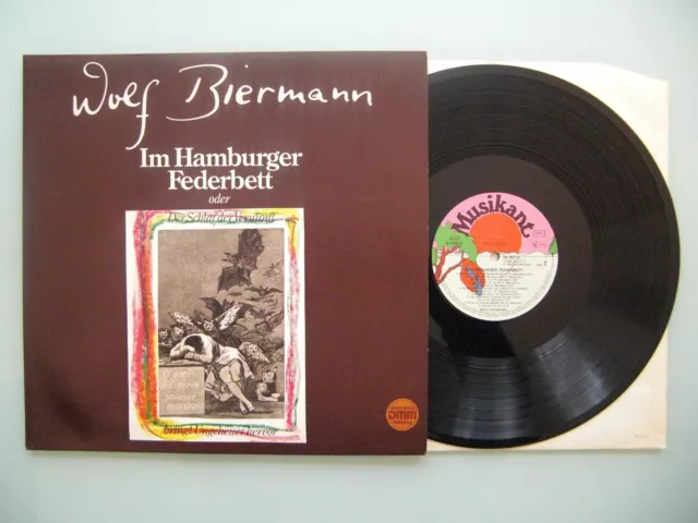 Wolf Biermann - Im Hamburger Federbett, EEC '83, LP, Vinyl: m-