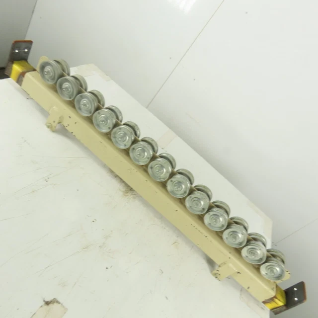 41"x 2-1/2" Gravity Skate Wheel Conveyor W/1"Air Lift 2.75" Diameter 3" Centers