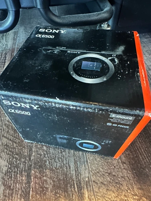 Sony Alpha a6500 24.2MP Mirrorless Digital Camera Body & Batteries
