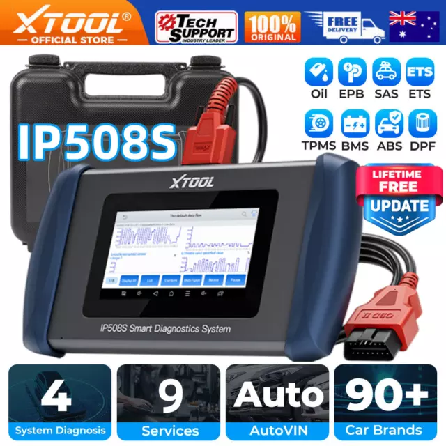XTOOL IP508S Scanner Airbag ABS TPMS Diagnostic Scan Tool OBD2 Fault Code Reader