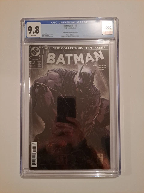 Batman  #118 (Viktor Bogdanovic 1:100 Silver Foil Variant) ~ Cgc Graded 9.8 Nm/M
