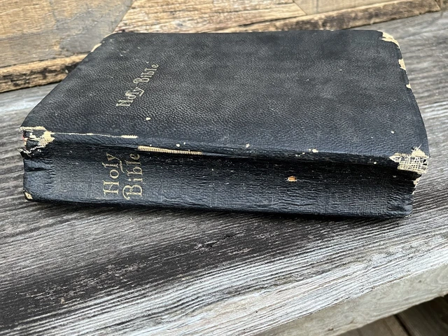 VINTAGE HOLY BIBLE King James Version with Old and New Testament $16.50 ...