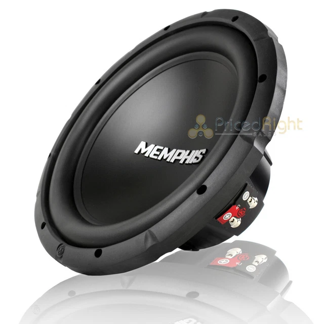Memphis Audio 12" Street Reference DVC SRX1244 Dual 4 Ohm 500 Watt Subwoofer