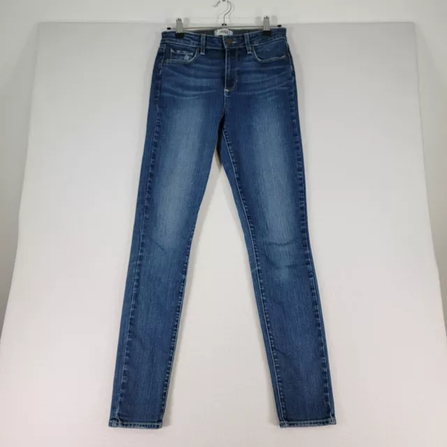 Womens Paige Hoxton Ultra Skinny Blue Jeans Size 27 X 29