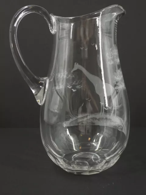 Rowland Ward Crystl - Large Water Jug - Giraffe 3