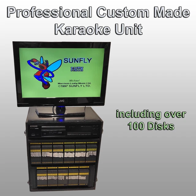 PROFESSIONAL CUSTOM KARAOKE Case + Pioneer PD-106 Graphics CD Player ...