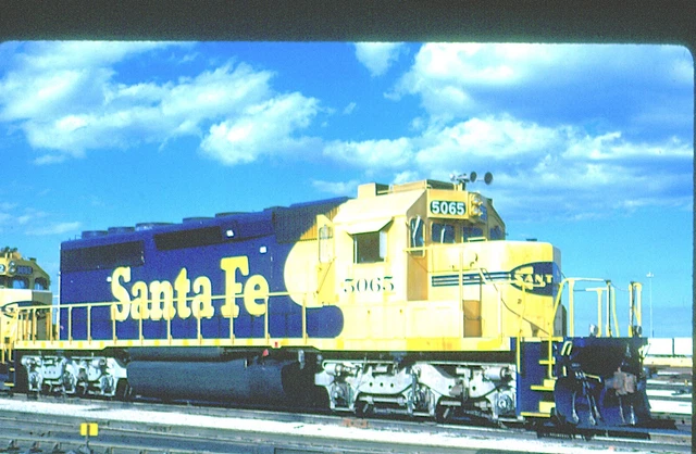 ATSF 5065 SD-40, Chicago, Il, 06/90 ; Kodachrome original EUR 7,10 ...