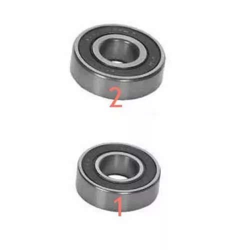 Two pair of bearings to fix ride on mower spindle assembly Murray Viking Rover