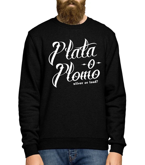 Felpa Maglione Plata o Piombo Maglione Uomo Donna Pablo Cocaine Escobar Narco