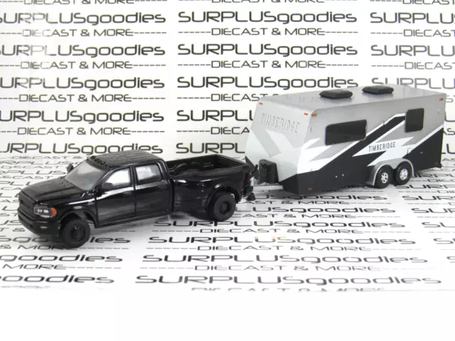 2021 DODGE RAM 3500 Dually Gooseneck Trailer 1:64 Diecast Model
