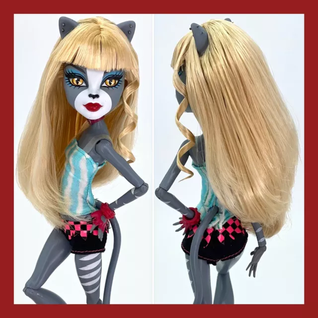 ❤️Monster High Meowlody Doll From Werecat Twins Blonde❤️
