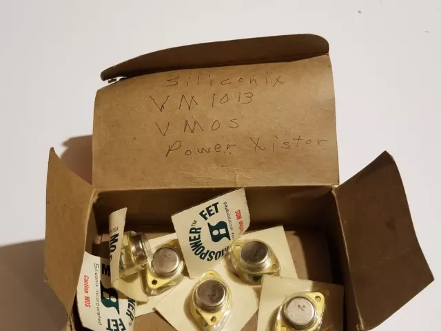 Vintage Siliconix VM1013 VFET  V-groove Power VMOS Transistor