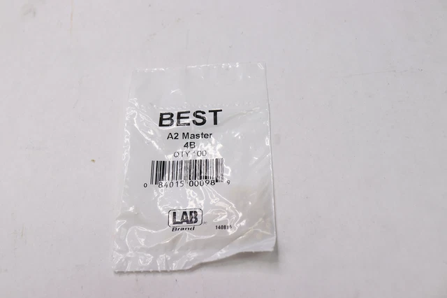 (100-Pk) Lab Best Top Pin Brass A2 Master 2B BEST-2B-P1