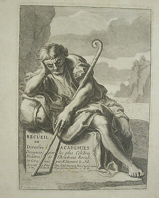 François Verdier (1651-1730) c1700 Songbook Pintor Academia Royal Cuadro